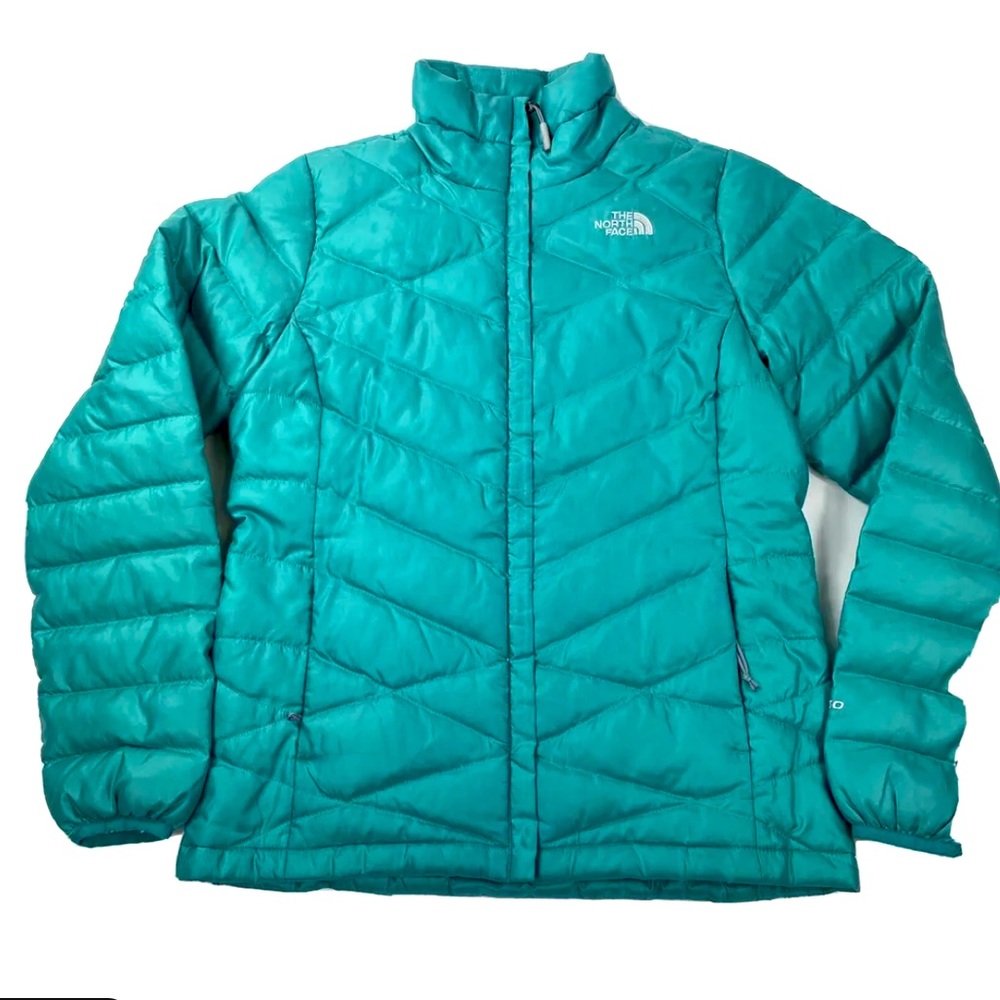 The North Face Womens 550 Down Jacket Size Small teal